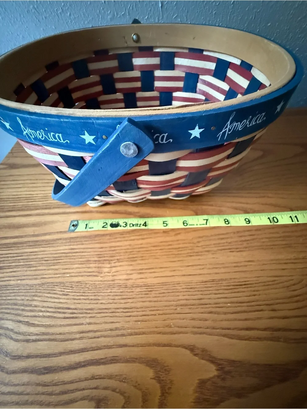 Have A Floral 4th! Patriotic Red, White & Blue Floral Basket and Mason Jar Décor